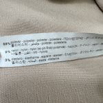 ZARA Womens XS Corduroy Shirt Beige Top Button Down Long Sleeve Casual Long Hem Photo 4