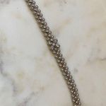 NWOT Cubic Zirconia Leaf Design Bracelet Silver Photo 7