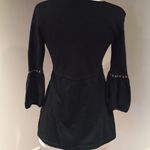 Kenar  Black Bell Sleeve Sweater with Stud
Embellishments Photo 5