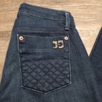 joe's jeans "Provocateur" Bootcut Boot Cut Jeans Size 25 Dark Blue Denim Quilted Photo 1