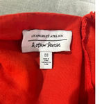 & Other Stories NWOT & Other Stories Linen Puff Short Sleeve Jumpsuit In Red Sz 8 Photo 2