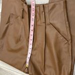 Lucy Paris  faux leather paper bag waist pants size small Photo 7