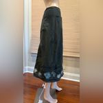 Johnny Was  Deep Olive Skirt with Floral Embroidery Photo 1