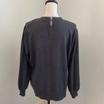 Liz Claiborne  Embellished Gray Sweater XL Petite Jewel Neck Preppy Mature Y2K‎ Photo 4