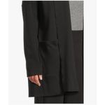 Pact  Airplane Open Front Knit Cardigan XL/XXL Black Organic Cotton Casual Lounge Photo 3