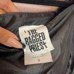 The Ragged Priest Black Taffeta Dress With Puff Sleeves. Size S Photo 4