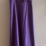 Columbia  Tank Dress Purple Pink Patterned Crossback Knee‎ Length Midi Polka Dot Photo 0