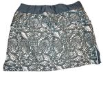 Mondetta  Women’s  Skort -  Size Large - Gray & White Abstract Print Photo 6