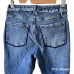 Good American Good Legs Frayed High Waist Ankle Skinny Jeans In Blue612 Photo 7