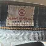 AG Adriano Goldschmied Blue Skinny Jeans with Faded Appearance and Five-Pocket Styling Photo 9