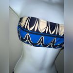 J.Crew Blue Bandeau Bikini Top And Bottom Set Size S No Padding Photo 1