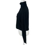 Nasty Gal Black Turn On Turtleneck Cropped Sweater Size L NWT Photo 2