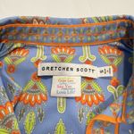 Gretchen Scott Twist and Shout Blue Plume Stretch Sheath Dress Size SMALL Photo 8