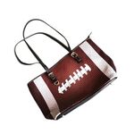 No Brand Football Shoulder Purse Black Photo 2