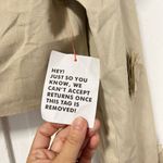 ASOS NWT Luxe 3D Flower Crop Blazer in Stone Tan size 10 Photo 6