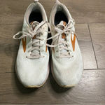 Brooks  Revel White and Rose Gold Running Sneakers 9 Photo 8