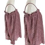 Anthropologie Eri + Ali Romana Off The Shoulder Top Lace Dusty Rose XS NWT Photo 7