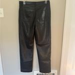 Aritzia (Wilfred) Black Pleather Pant Size 8 Photo 3