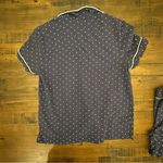 PAJAMAGRAM 2 pc pajama set Navy Polkadot women’s Medium Blue Photo 3