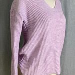 Marine layer Lilac Ribbed V-Neck Weekend Sweater Women Knit Cashmere Blend S Photo 0