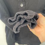 XiRENA Qwynn Shirt Cotton Muslin Black Size Medium Photo 7