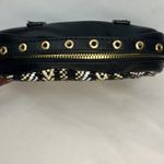 ALDO black basket weave mini wristlet bag Photo 4