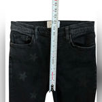 Current/Elliott High Waist Stiletto Star Print Black Jean Pant- Size 28 Photo 4