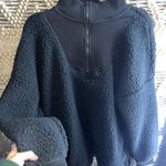 Aerie Sherpa Half Zip Crewneck Photo 0