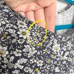 Flamingo Urban Ditsy Floral Double Ruffle Hem Blouse White Photo 2