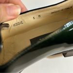 Addie Bally  Green Patent Leather Loafers Size 5 Photo 7