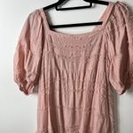 Altar'd State Altar’d state puffy sleeve pink dress pockets women’s large‎ Photo 1