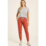 Vuori  Performance Joggers Rust Red Drawstring Pants Size Medium Photo 7