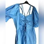 Loeffler Randall  Yael Cornflower Gathered-Bodice Dress
Size 12‎ Photo 5