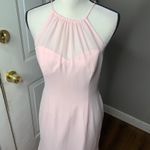 BHLDN WTOO  wispy pink open back maxi gown train size 6‎ prom wedding guest Photo 5