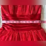 Gunne Sax NWT Jessica McClintock Red Sparkle Sleeveless Babydoll Mini Dress - 3 Photo 8