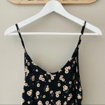 Brandy Melville  Daisy Crop Tank Top Black Sz OS Photo 1