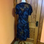 Vintage 80s top & skirt set Blue Photo 13