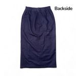 Sag Harbor  100% Wool Navy Skirt Photo 1