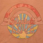 Anthropologie Exquisite paradox faux faded retro peace love happiness rainbow retro sunshine Photo 3