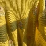 Vintage 80s cottagecore yellow sweater Size L Photo 5
