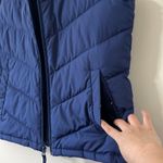 Lands' End Land’s End Navy Blue Down Feather Puffer Vest Size Small Photo 2