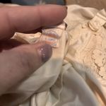 Vintage Wonder Maid Ivory Satin Full Slip Lace Bodice Union Made Size 36 Photo 4