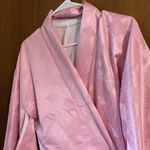 NWT 60s pink silk kimono dress Size M Photo 4