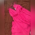 Lush Clothing Pink Strappy Maxi Dress - Size Medium Photo 1