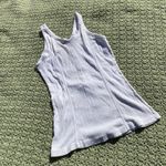 Dolce & Gabbana Vintage Y2k D&G gold bejeweled button up white ribbed tank top L Photo 1