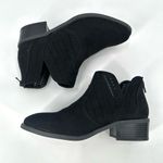 New Direction NEW DIRECTIONS Ankle Boots LIDA Womens Size 7 Black Faux Suede Booties Casual Photo 12