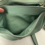 Fossil  Leather Crossbody Bag Purse  Green Flap Small Everyday Photo 5