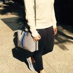 American Eagle AEO offwhite & gold shimmer sweatshirt Small Photo 0