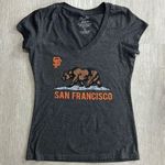 Wright & ditson • San Francisco sf giants giants vneck tee Gray Size L Photo 3