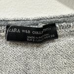 ZARA gray short sleeve sweatshirt Size Small 5618/256 Photo 4